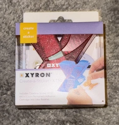 Xyron X150 Create-A-Sticker Refillable Red glitter Sticker Maker Boxed & Sealed  - Image 1 of 4