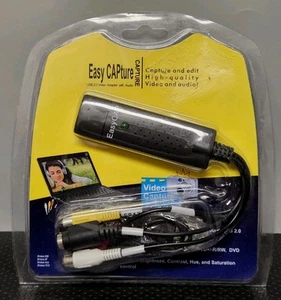 Easy CAPture USB 2.0 Video Adapter mit Audio Capture & Edit Neu Versiegelt - Bild 1 von 5