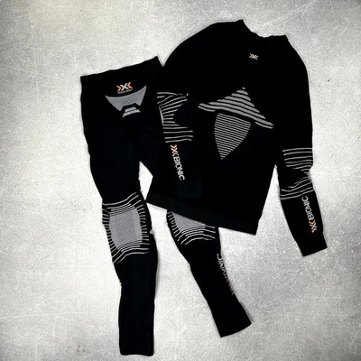 X-BIONIC Energizer MK2 Mens Compression Suit Set Pants And Longsleeve Shirt Size - Image 1 of 4
