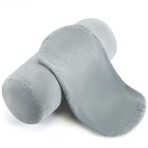 2 Pcs Cervical Neck Roll Pillow Cover with Zipper Round Pillowcovers Neck Rol... - Picture 1 of 7