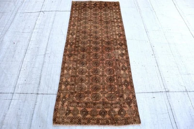2'3x5'8 ft Afghan Hand Knotted Ersari Rug- Home Decor- Hallway Rug- Entrance Rug - Image 1 of 4