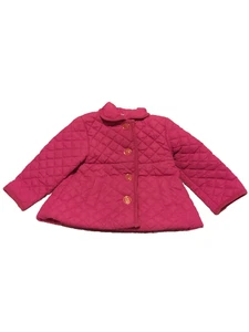Cappotto giacca pile invernale imbottito trapuntato rosa LITTLE ME bambina taglia 2T - Foto 1 di 7