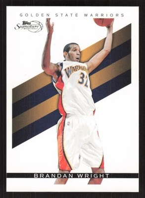 2008 TOPPS SIGNATURE BRANDAN WRIGHT TS-BW MINT 688/2325 GOLDEN STATE WARRIORS - Image 1 of 2