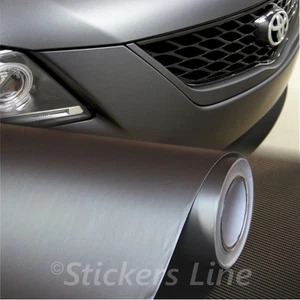 Film Adhésif Gris Matt Voiture Enveloppeuse Thermoformable pour Auto Moto - Imagen 1 de 1