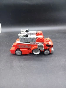Transformer Red Fire Tonka Truck Rescue Roy 2000 Hasbro Works - Picture 1 of 6