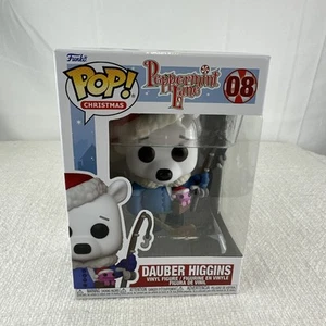 Funko Pop! Christmas Peppermint Lane - Dauber Higgins #08 - Holiday Bear Vinyl - Picture 1 of 8
