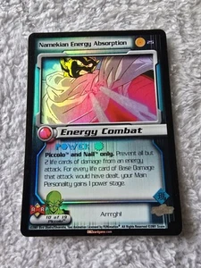 DBZ Dragon Ball Z FOIL Namecciano Assorbimento di Energia 25 CCG Unlimited Android Saga - Foto 1 di 5