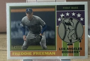 2025 Topps Heritage Freddie Freeman #76PL-1 icona giocatore Los Angeles Dodgers - Foto 1 di 2