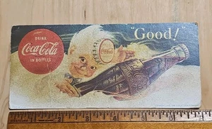 Secador de tinta Coca Cola 1953 Sprite Boy y botella usado - Imagen 1 de 7
