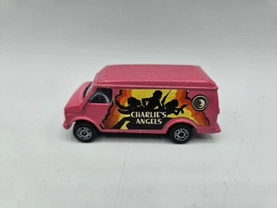 Vintage 1977 Charlies Angels Pink Van Die-Cast Chevy By Corgi Juniors Used  - Image 1 of 4