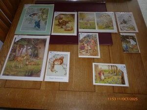 NOEL HOPKING, MARGARET W. TARRANT, PERCY TARRANT, RACEY HELPS x 9 MEDICI CARDS - Picture 1 of 12