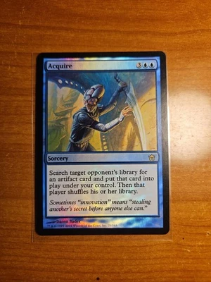 Acquire Fifth Dawn Foil Magic The Gathering Card LP Light Play X1 MTG English - Image 1 of 4