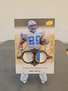 2008 NFL Exquisite Collection Barry Sanders Exquisite Dual Patch # 3/50 Lions - Picture 1 of 2