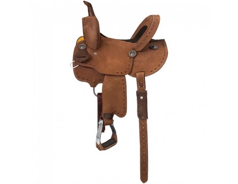 Royal Kin Branson Rough out Barrel Saddle 15in