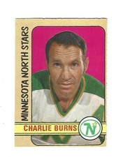 1972 OPC #178 CHARLIE BURNS NM/MT - HIGH GRADE CARD !!!!!