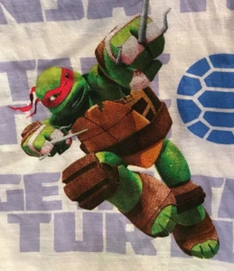 Teenage Ninja Turtles NICKELODEON Full Flat Bed Sheet Fabric Yardage - Picture 1 of 6