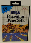 SEGA MASTER SYSTEM POSEIDON WARS 3D GAME VINTAGE 1988 USED IN BOX