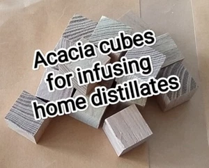 100g Acacia cubes for home Distillery Alcohol Whisky Rum Moonshine - Picture 1 of 1