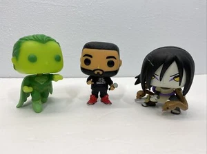Lot Of 3 Funko Pop! Glow In The Dark Superman, Dj Khaled And Orochimaru - NO BOX - Picture 1 of 10