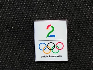 PINS PIN SPORT FRANCE 2 MEDIA OLYMPIC OLYMPIQUE JO NOC - Picture 1 of 1