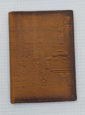 Cartera de cuero vintage Subject Estado URSS. Foto 1 de 4