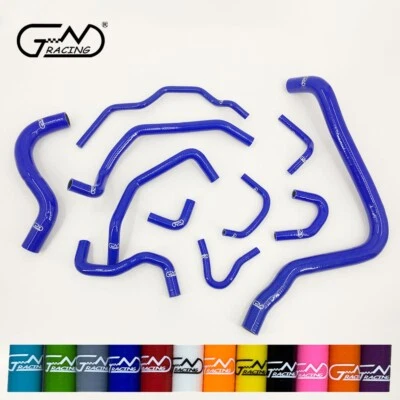 Fit 1990-1993 Honda Accord CB7 F22A F20A Silicone Radiator & Heater Hoses Kit - Image 1 of 4