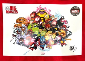 SKOTTIE YOUNG - BIG MARVELS - POSTER - SIGNED SDCC 2024 12 X 18 - Bild 1 von 4