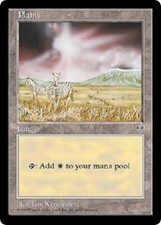 Plains x4 Mirage MtG LP to NM 1 of each picture