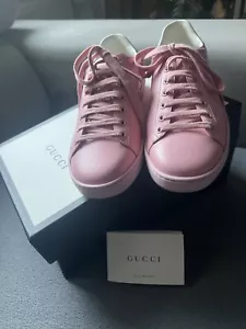 💖GUCCI Sneakers Damen Schuhe 37,5 Echt Leder Wie Neu 💖 - Bild 1 von 6