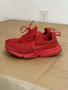 Nike Presto Fly Triple Red Size 5 Y Kids Mens Womens - Picture 1 of 6