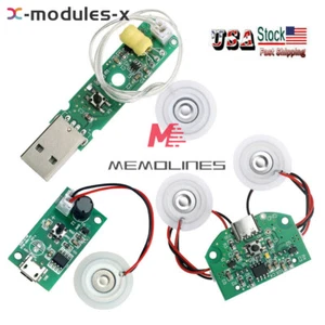 DC 5V Typ-C USB Mini Ultraschall Luftbefeuchter Dual Spray Modul Zum Selbermachen Zerstäuben A - Bild 1 von 53