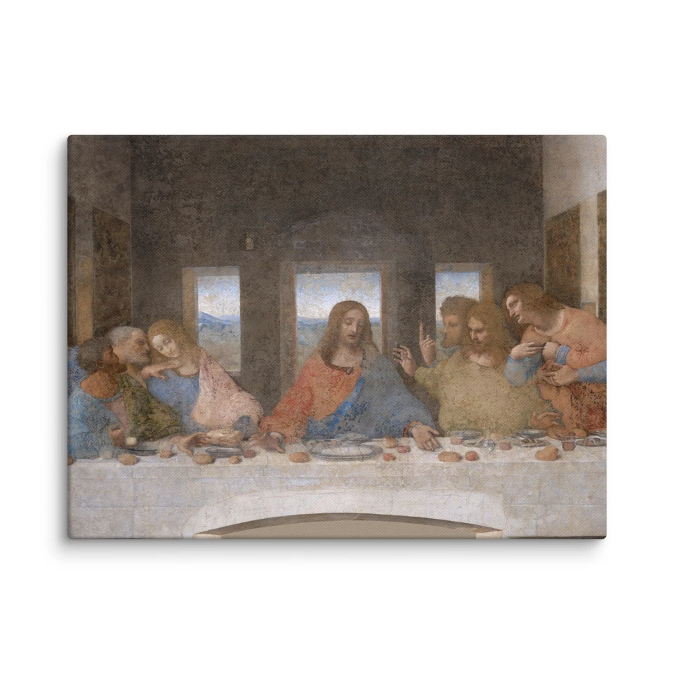 The Last Supper 1498 Canvas Art Print by Leonardo da Vinci Wall Decor - Image 1 of 1