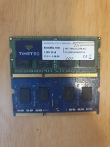 8GB DDR3L / DDR3 1600MHz (DDR3L-1600) PC3L-12800 / PC3-12800- K - Picture 1 of 2