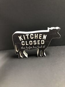 Cow Shelf sitter Kitchen Closed 