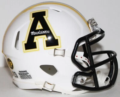 Minicasco Riddell personalizado 2023 Appalachian State Mountaineers vs ODU Foto 1 de 3
