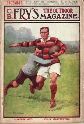 Impresión artística de pintura en lienzo ilustrada deportiva de rugby de colección lista para colgar Foto 1 de 3