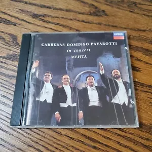 CARRERAS DOMINGO PAVAROTTI ZUBIN MEHTA In Concert ORIG 1990 DECCA CD MINT PDO - Foto 1 di 6