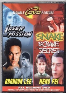 BRANDON LEE! LASER MISSION & SNAKE & CRANE SECRET DVD BRAND-NEW SEALED - Imagen 1 de 2