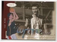 2002 SAGE HIT The Write Stuff 11 Yao Ming Rookie