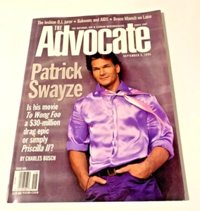 The Advocate Magazine September 1995 Patrick Swayze Bruce Vilanch - Picture 1 of 4