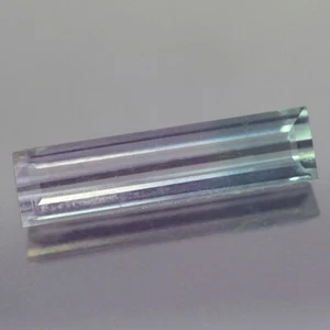 2.10CT GORGEOUS VVS BAGUETTE UNHEATED BI COLOR TOURMALINE NATURAL - Picture 1 of 3