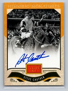 Panini Golden Age #SC Steve Cauthen 2012 firmas históricas - Imagen 1 de 2