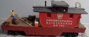 HO SCALE CUSTOM BUILT TRACK CLEANING CAR PENNSYLVANIA MAINTENANCE - Picture 1 of 6