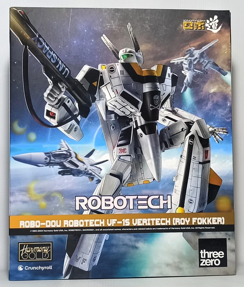 Robo-Dou Robotech Roy Fokker's VF-1S Veritech Diecast ThreeZero