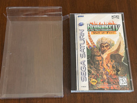 Theme Park & Romance of the Three Kingdoms IV &mdash; Sega Saturn - Both CIB