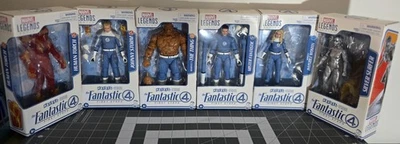 Juego de 6 figuras Hasbro 2025 Marvel Legends Fantastic Four First Steps escala 6" Foto 1 de 4