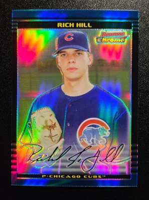 2002 Bowman Chrome Rich Hill Rookie Refractor /300 Chicago Cubs #BDP98 - Image 1 of 2