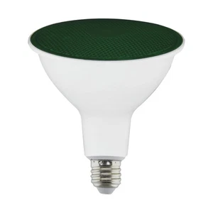 11.5 Watt PAR38 LED - Green - 90 degree Beam Angle - Medium base - 120 Volt - 12 - Picture 1 of 6