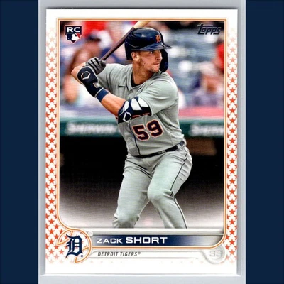 Zack Short Orange Star Rookie Card RC /99 Complete Set Parallel 2022 Topps #148 - Image 1 of 3