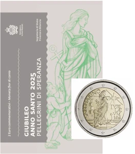 Coincard BU 2€ Euros Commémorative Saint-Marin 2025 "Jubilee" - Imagen 1 de 2